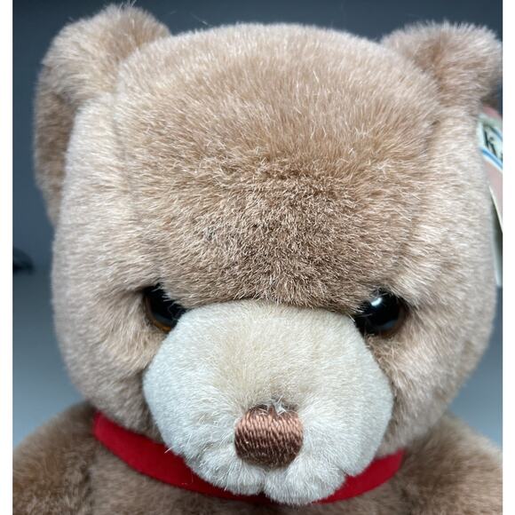 Vintage 1983 GUND Karitas Tender Teddy Plush 9” Brown Bear #2124 With Tags - Picture 5 of 14